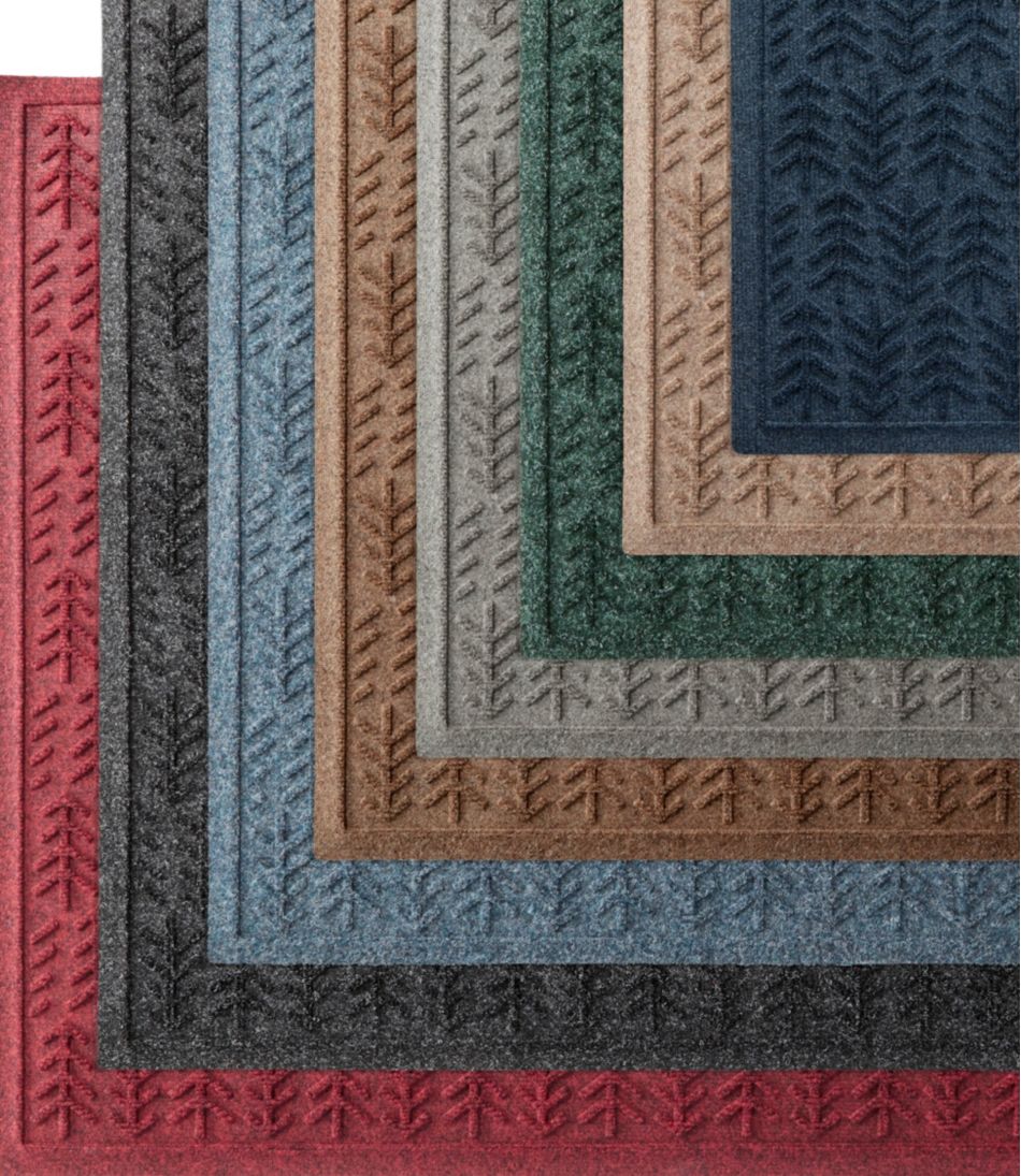 L.L.Bean Online | Everyspace Recycled Waterhog Doormat, Trees