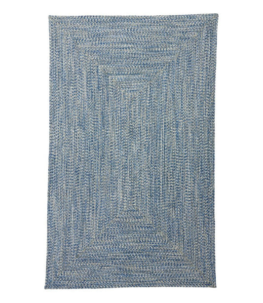L.L.Bean For Sale | All-Weather Braided Rug, Concentric Pattern Rectangular