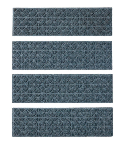 L.L.Bean US | Everyspace Recycled Waterhog Mat, Stair Treads, Set of Four, Tiles