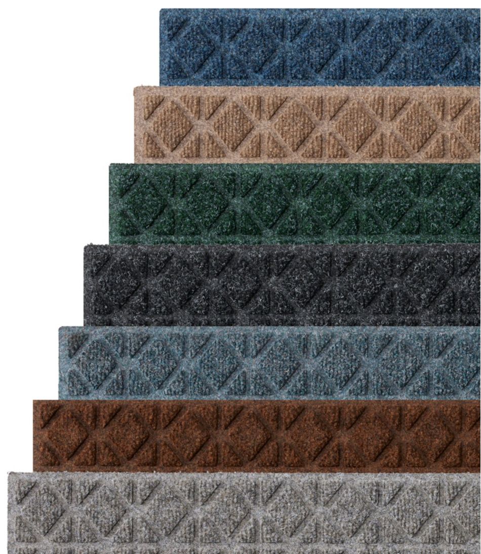L.L.Bean US | Everyspace Recycled Waterhog Mat, Stair Treads, Set of Four, Tiles