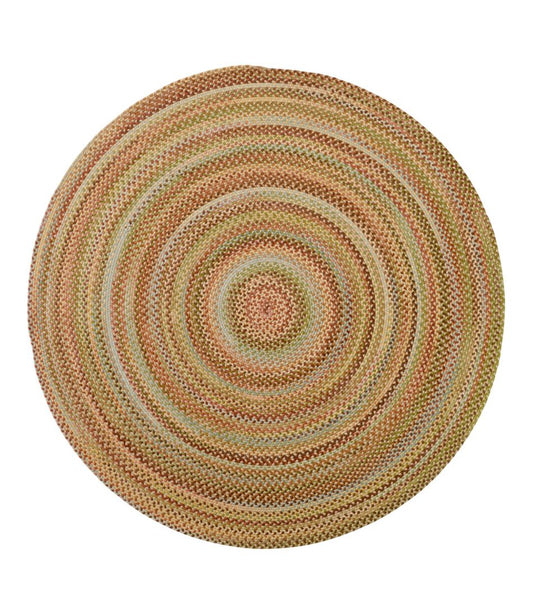 L.L.Bean New | Braided Wool Rug, 6' Diam.