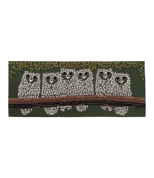 L.L.Bean On Sale | Indoor/Outdoor Vacationland Runner, Owls