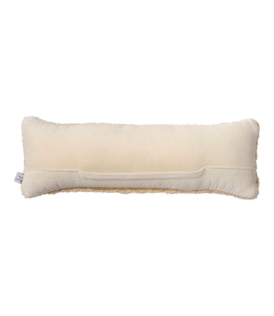 L.L.Bean For Sale | Wool Hooked Throw Pillow, Lab Trio, 8" x 24"