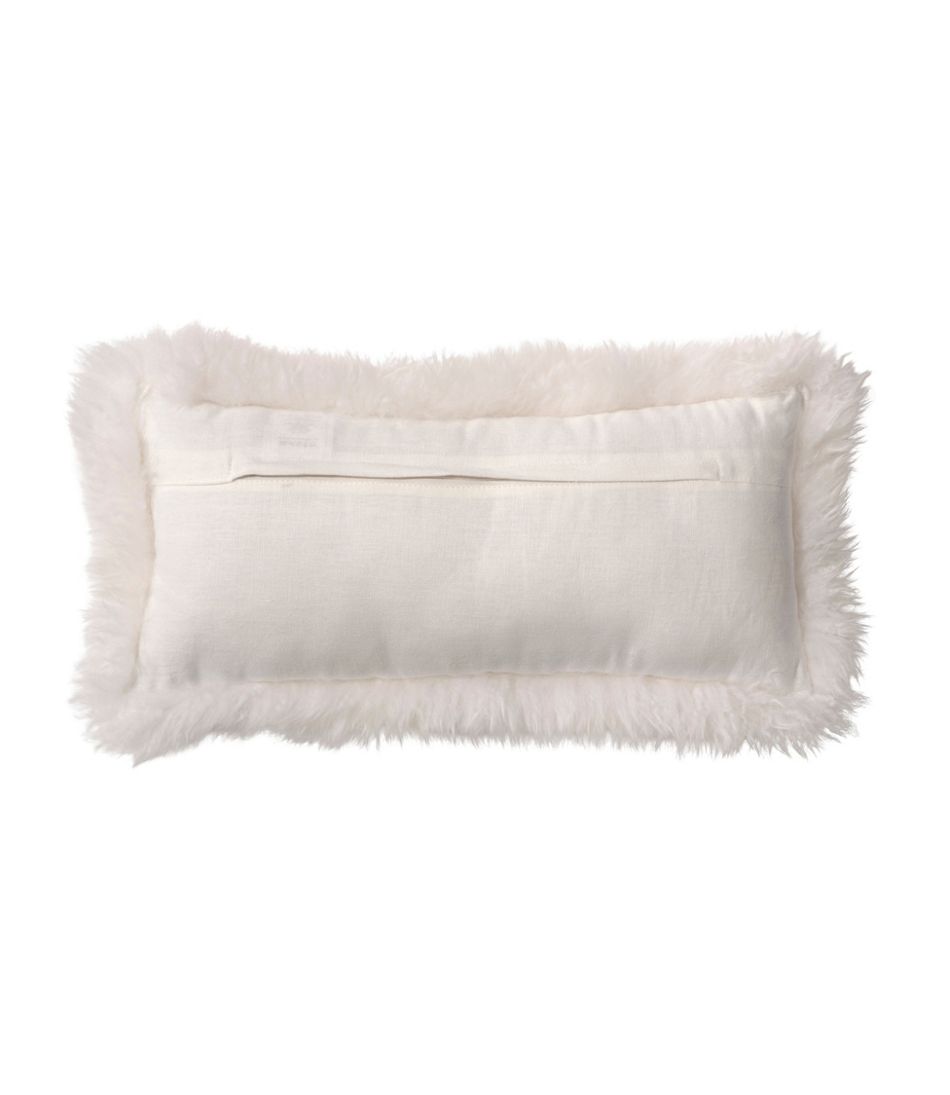 L.L.Bean Discount | Sheepskin Throw Pillow, 11" x 22"