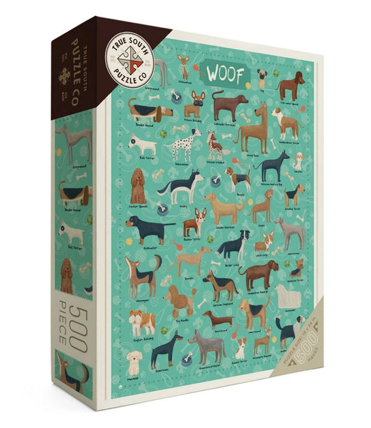 L.L.Bean Discount | Woof Dogs Puzzle, 500 Pieces