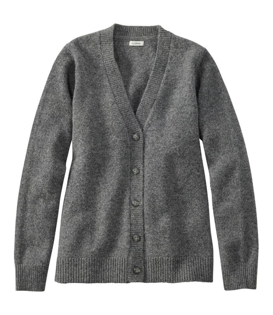 L.L.Bean Online | Women's Bean's Classic Ragg Wool Sweater, Button-Front Cardigan