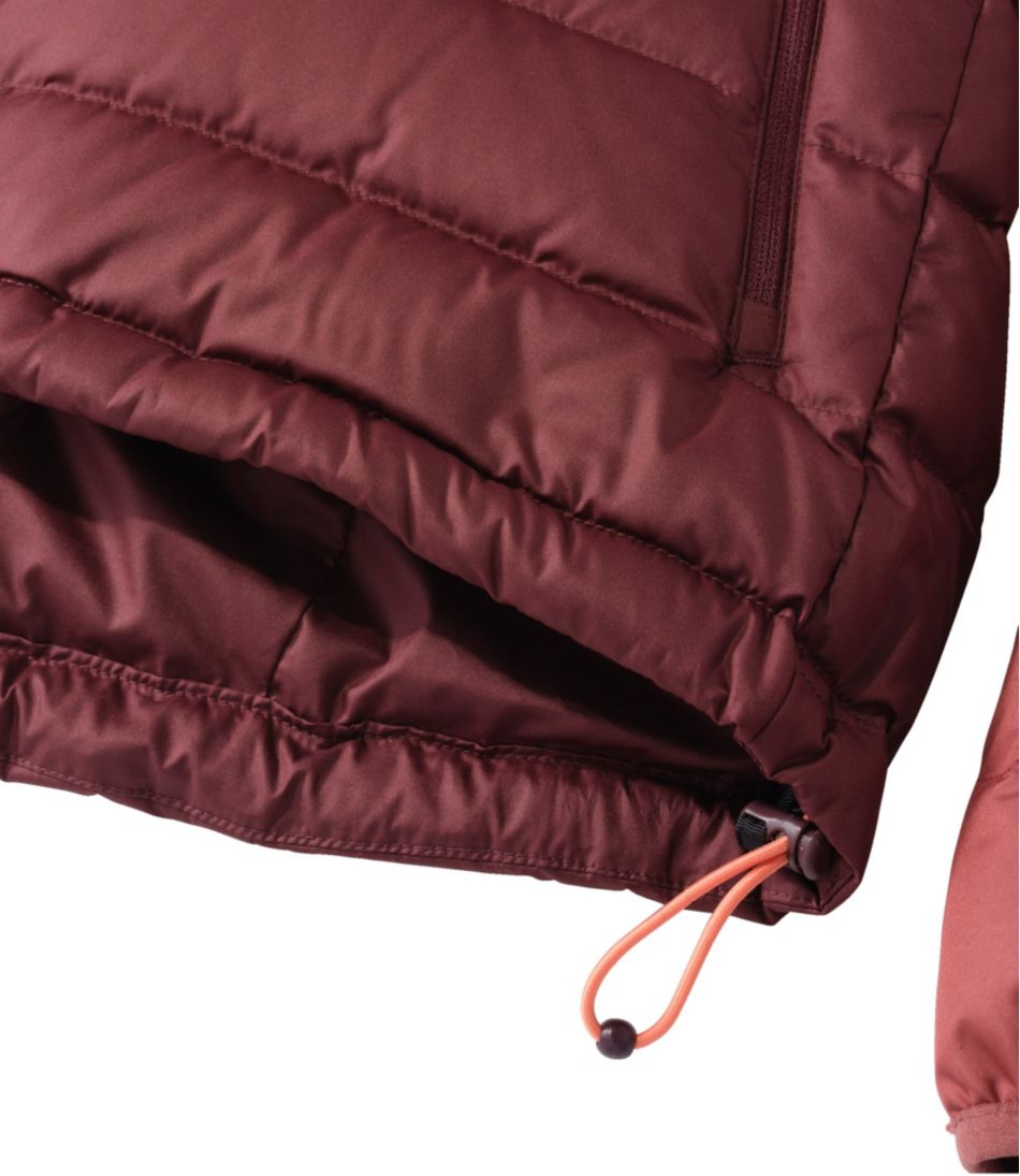 L.L.Bean New | Women's Bean's Down Hooded Jacket, Colorblock