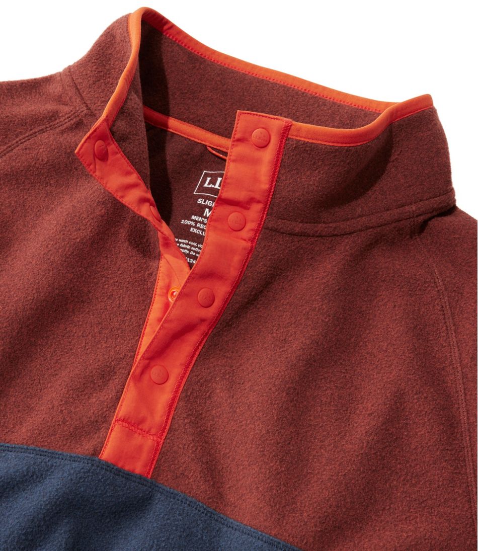 L.L.Bean Sale | Men's All Season Access Fleece Pullover, Colorblock