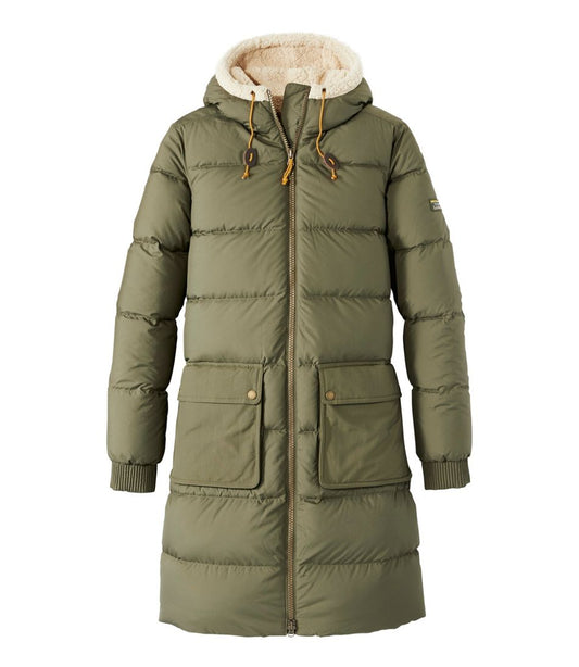 L.L.Bean Online | Women's Mountain Classic Down Coat, Sherpa-Lined